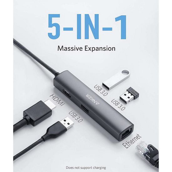 Picture of Anker 5-in-1 USB C Adapter A8338HA1