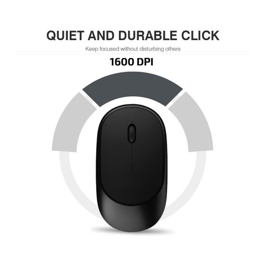 Picture of Trands 2.4G Wireless Portable Mouse for laptop, desktop and PCs, Plug and Play Optical Mouse MU257