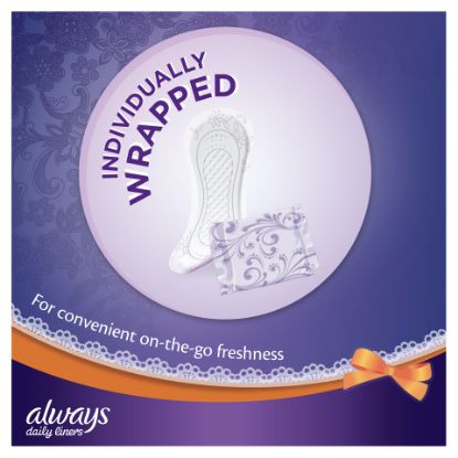 Picture of Always Daily Liners Comfort Protect Individually Wrapped 20pcs