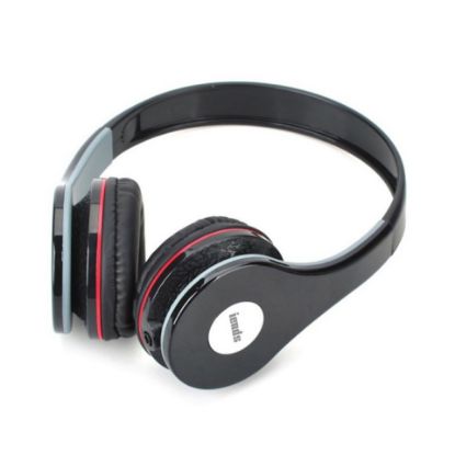 Picture of Iends Stereo Headset Lightweight Adjustable On-Ear Headphone with Microphone HS797