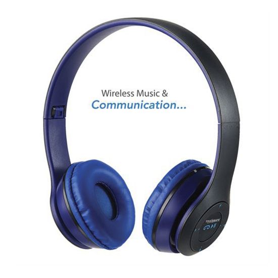 Picture of Touchmate Bluetooth Headphone with Mic, FM, Aux & SD Card Slot TM-BTH500