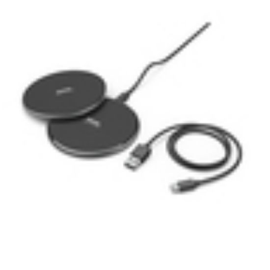 Picture of Hama QI-FC10 wireless charger, set of 2, black