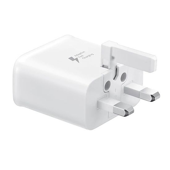 Picture of Samsung Travel Adapter AFC (15 W, USB Type-C) White (Model No: EP-TA20UWECGAE)