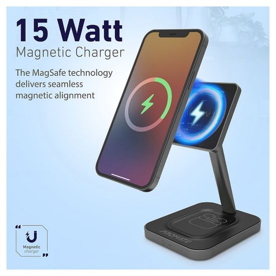 Picture of Promate 15W High Speed Magnetic Wireless Charger (AuraBase-15W)