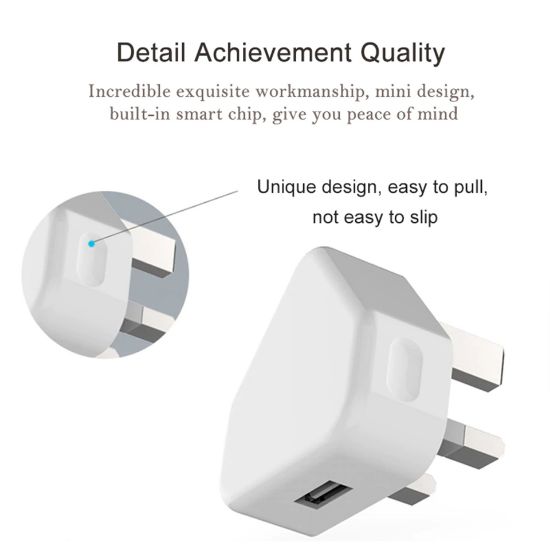 Picture of Iends Lightning Wall Charger for iPhone, iPad White AD644