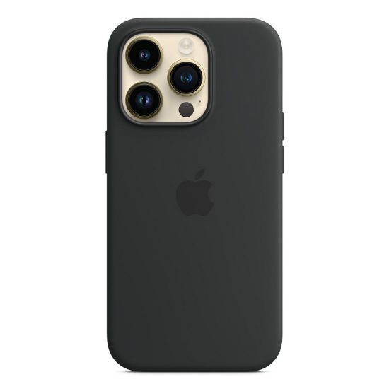 Picture of Apple iPhone 14 Pro Silicone Case with MagSafe - Midnight