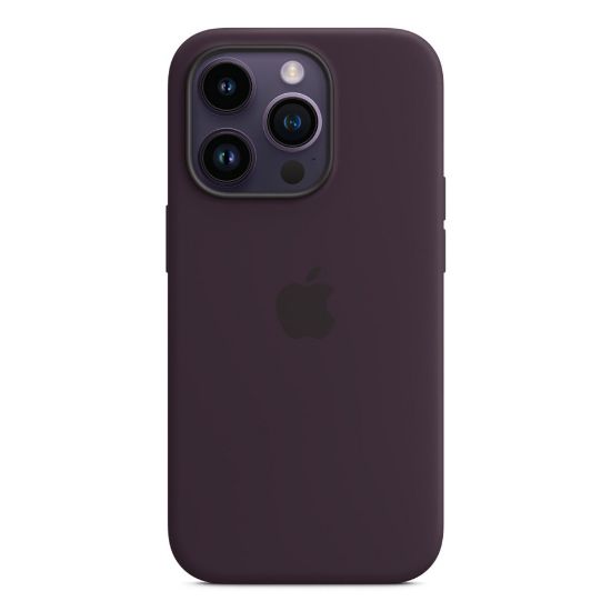 Picture of Apple iPhone 14 Pro Silicone Case with MagSafe - Elderberry