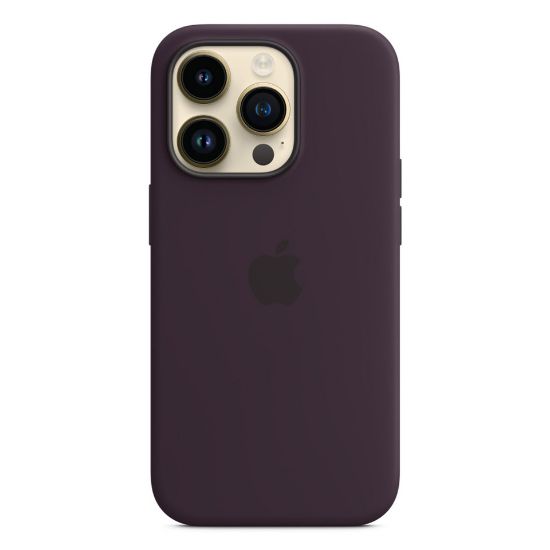 Picture of Apple iPhone 14 Pro Silicone Case with MagSafe - Elderberry