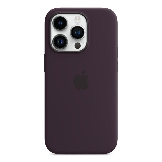 Picture of Apple iPhone 14 Pro Silicone Case with MagSafe - Elderberry