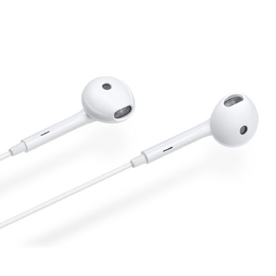 Picture of Lenovo Wired In Ear Stereo Earphones with Microphone, 3.5 mm, White, HF170