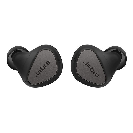 Picture of Jabra Elite 5 True Wireless Earbuds With Hybrid Active Noise Cancellation (ANC) And 6-Mic Call Technology, Titanium Black