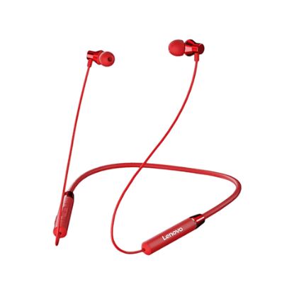 Picture of Lenovo HE08 Neckband Earphone Red