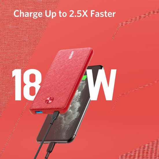 Picture of Anker Power Bank 10000mAh A1231H91 Red