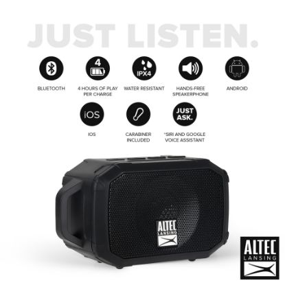 Picture of Altec Lansing Solo Bluetooth Speaker IMW141 Black