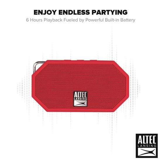 Picture of Altec Lansing Mini H20 Bluetooth Speaker Red