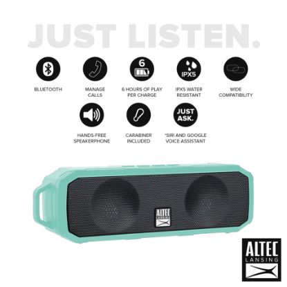 Picture of Altec Lansing Fury Wireless Bluetooth Speaker W340N Mint