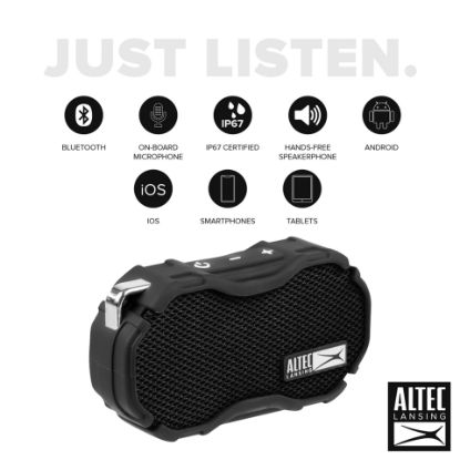 Picture of Altec Lansing Baby Boom Bluetooth Speaker IMW269N Black