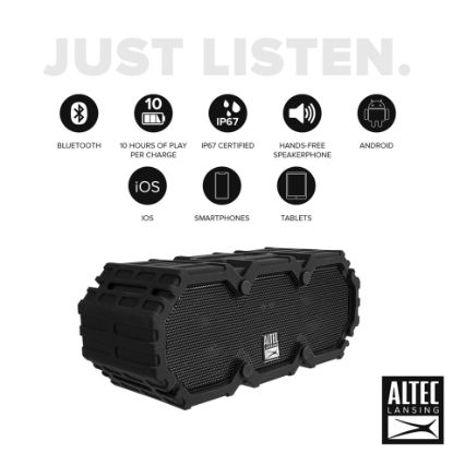 Picture of Altec Lansing Mini LifeJacket 2 Bluetooth Speaker IMW477 Black