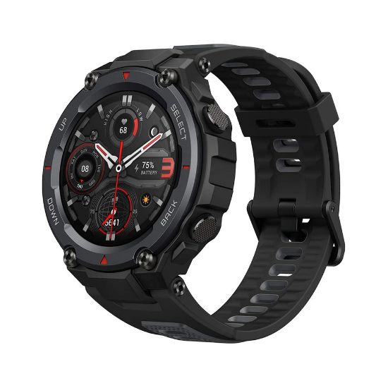 Picture of Amazfit T-Rex Pro Smart Watch(A2013 ) with GPS, Outdoor Fitness Watch for Men, Military Standard Certified, 100+ Sports Modes, 10 ATM Waterproof, 18 Day Battery Life, Blood Oxygen Heart Rate Monitor,Black