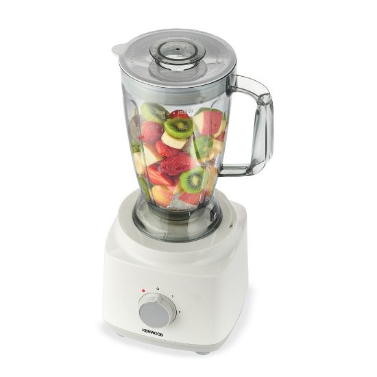 Picture of Kenwood Food Processor 750W Multi-Functional with 3 Interchangeable Disks, Blender, Whisk, Dough Maker FDP03 White