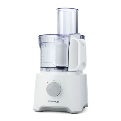 Picture of Kenwood Food Processor 800W Multi-Functional with Reversible Stainless Steel Disk, Blender, Whisk, Dough Maker, Citrus Juicer FDP303WH White