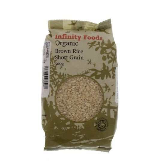 Picture of Infinity Foods Organic Short Grain Brown Rice 500g