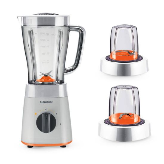 Picture of Kenwood Blender, 500W, 2L Jar, 2 Speeds + Pulse, 2 Multi Mills, White - OWBLP15.360WH