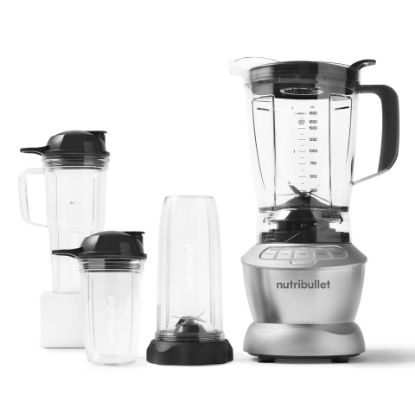 Picture of NutriBullet Full Size Blender + Combo, 1200 W, 9 Piece Accessories, Silver, NBC-1110A