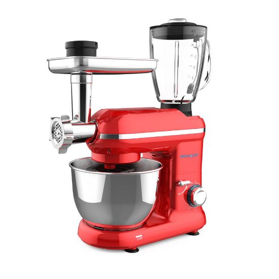 Picture of Frigidaire Stand Mixer With Meat Grinder And Blender Functions 1000W, Red, FD5126