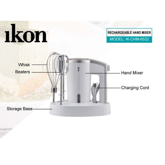 Picture of Ikon Cordless Hand Mixer IKCHM6532