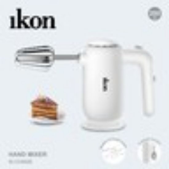 Picture of Ikon Hand Mixer, 200 W, 6 Speed Function, White, IK-CHM26