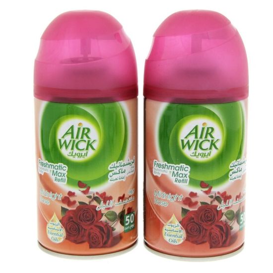 Picture of Airwick Freshmatic Automatic Spray Refill With Midnight Rose Scent Value Pack 2 x 250 ml