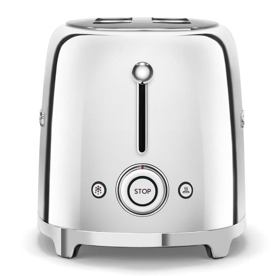 Picture of Smeg 2 Slice Toaster TSF01SSUK Chrome