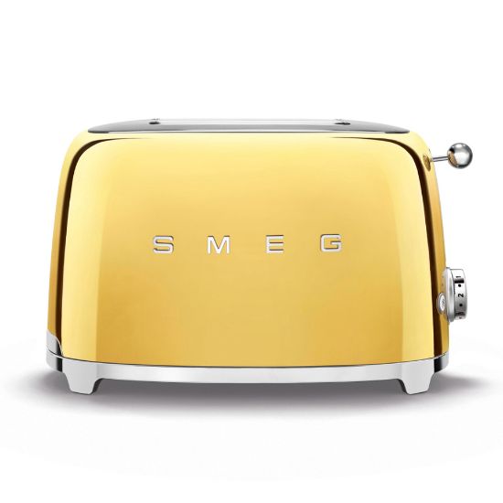 Picture of Smeg 2 Slice Toaster TSF01GOUK Gold