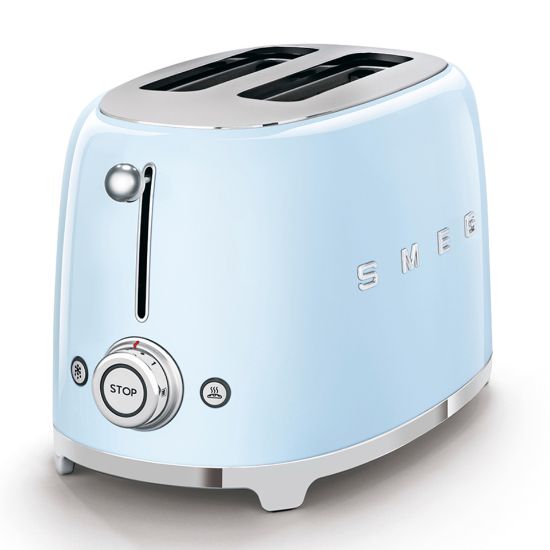 Picture of Smeg 2 Slice Toaster TSF01PBUK Blue