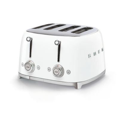 Picture of Smeg 4 Slice Toaster TSF02WHUK White