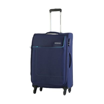 Picture of American Tourister Jamaica 4 Wheel Soft Trolley 55cm Navy Color