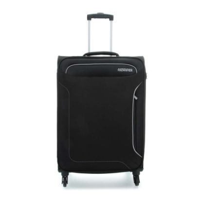 Picture of American Tourister Holiday 4Wheel Soft Trolley 55cm Black
