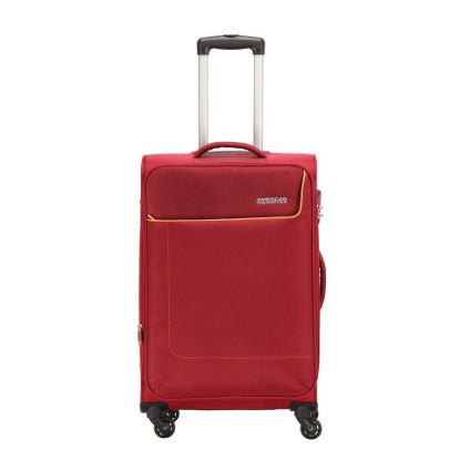 Picture of American Tourister Jamaica 4 Wheel Soft Trolley 55cm Red