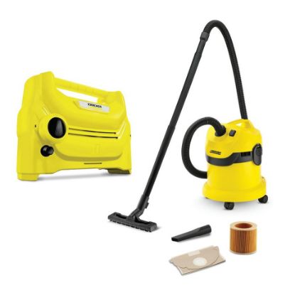 Picture of Karcher Pressure Washer K1 Horizontal 100 Bar + Vaccum Cleaner WD2