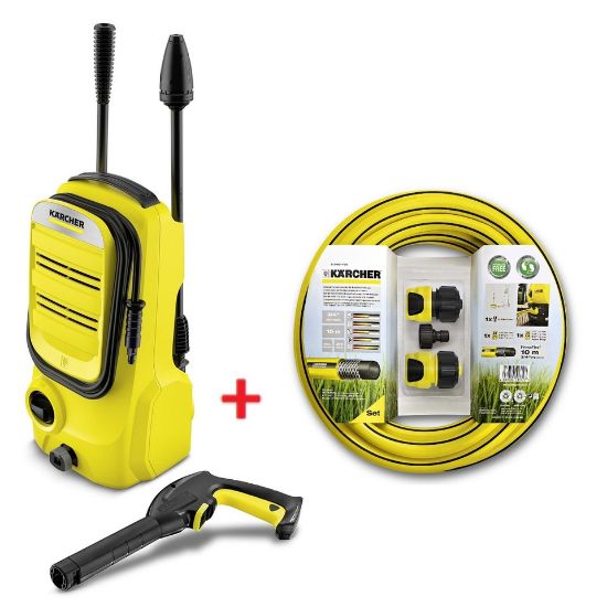 Picture of Karcher Pressure Washer K2 Compact 110 Bar + Hose Set 10mtr