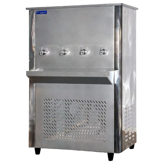 Picture of Super General 4 Tap 85 Gallons Water Cooler, Stainless Steel, SGCL95T4