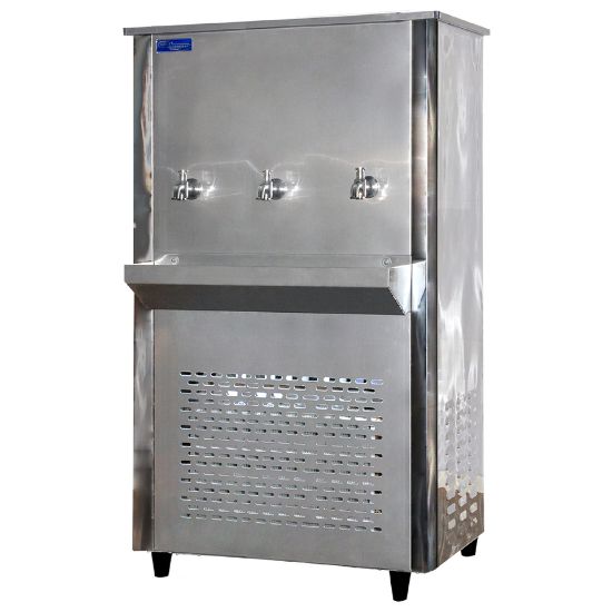 Picture of Super General 3 Tap 45 Gallons Water Cooler, Stainless Steel, SGCL50T3