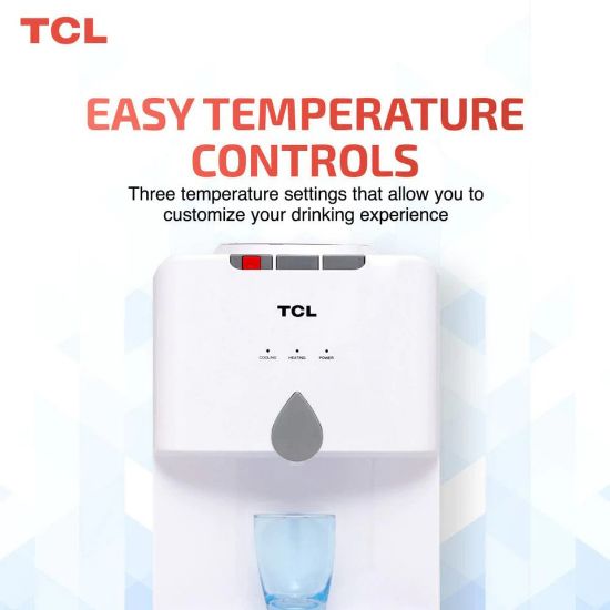 Picture of TCL Top Loading 3 Tap Water Dispenser, White, TY-LWYR19W