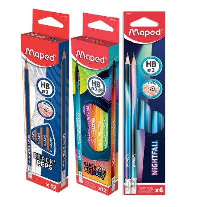 Picture of Maped HB Pencil 3Packets MDP-153 Assorted