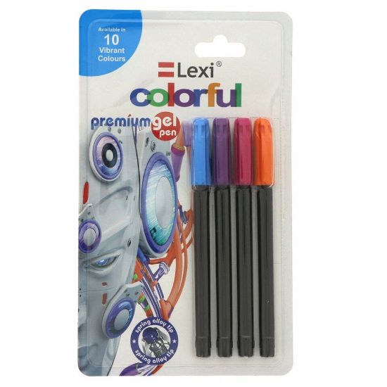 Picture of Lexi Colorful Gel Pen 4Pc Assorted Color