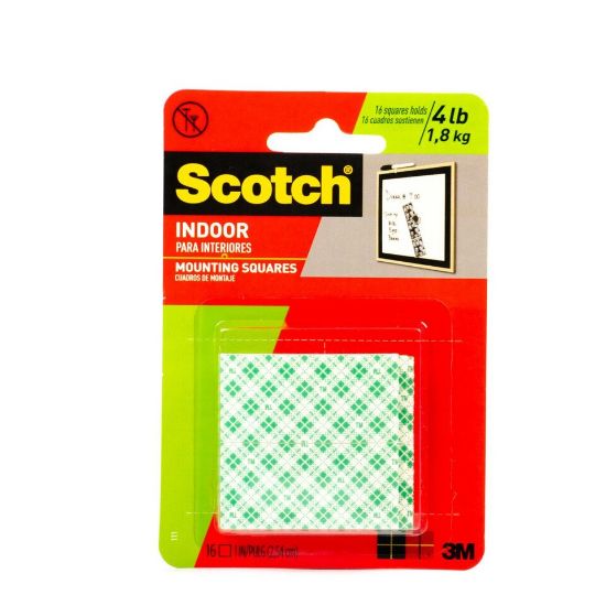 Picture of 3M Scotch Heavy Duty Mounting Squares 16Pcs