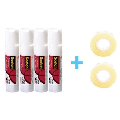Picture of 3M Glue Stick 8g 4's + Utility Tape 2's-5308681