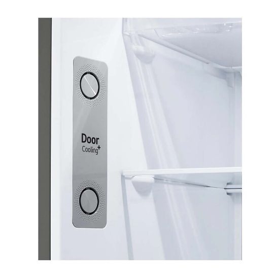 Picture of LG Double Door Refrigerator 315LTR, Door Cooling+, Multi Air Flow, Smart Diagnosis, Dark Graphite, GN-B432PQGB