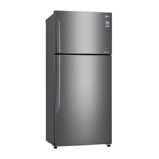 Picture of LG Double Door Refrigerator 509LTR, Smart Inverter Compressor, Door Cooling™, Multi AirFlow, Dark Graphite, GN-C782HQCL